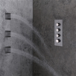 Moen Brushed Nickel Shower Fixtures